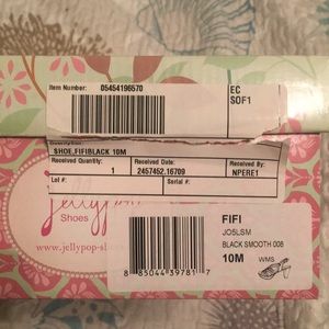 JellyPops black sandals, new in box